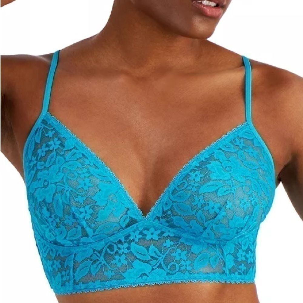 New I.N.C. International Concept Women's Black Lace Bralette Lingerie Size M